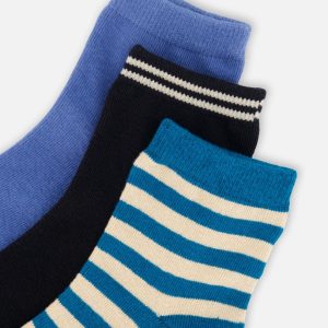 Socks (3 Pairs) Set Striped Green - Image 3