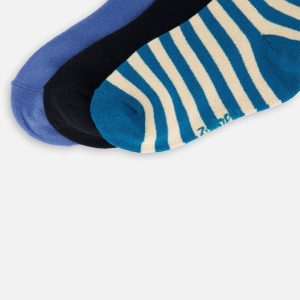 Socks (3 Pairs) Set Striped Green - Image 4