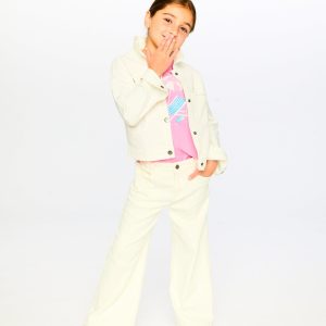 Alternative view of Wide Leg Jeans White