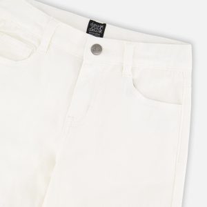 Wide Leg Jeans White - Image 4