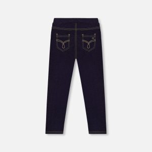 Navy Blue Denim Jeggings - Image 2