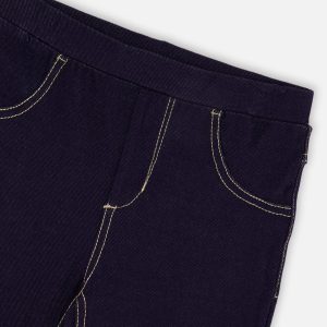 Navy Blue Denim Jeggings - Image 3