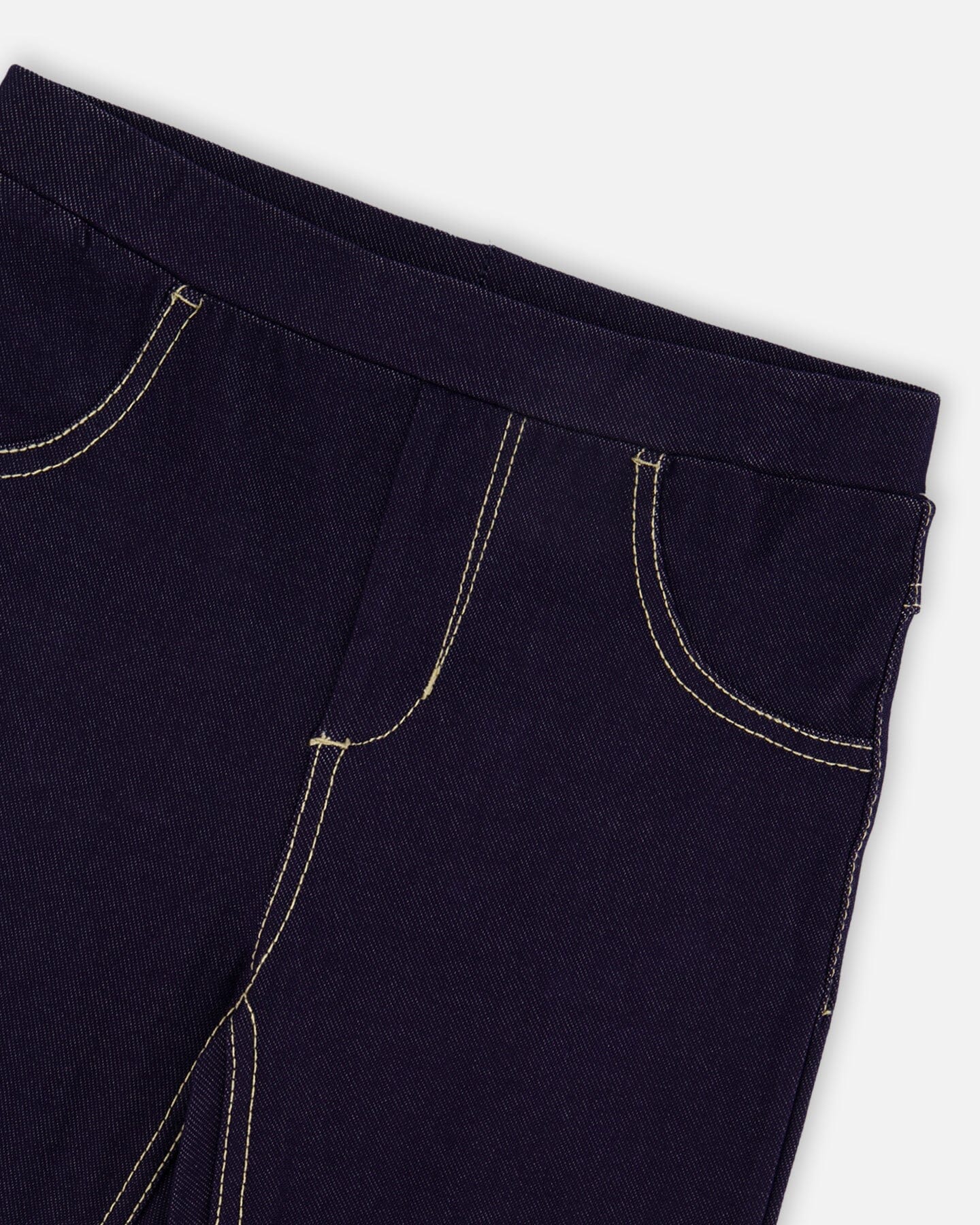 Navy Blue Denim Jeggings - Image 3