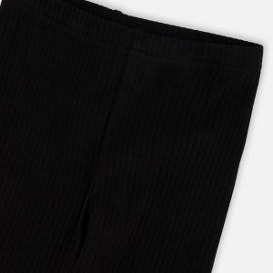 Full-Length Rib Leggings Black - Image 4