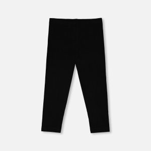 Alternative view of Rib Capri Leggings Black
