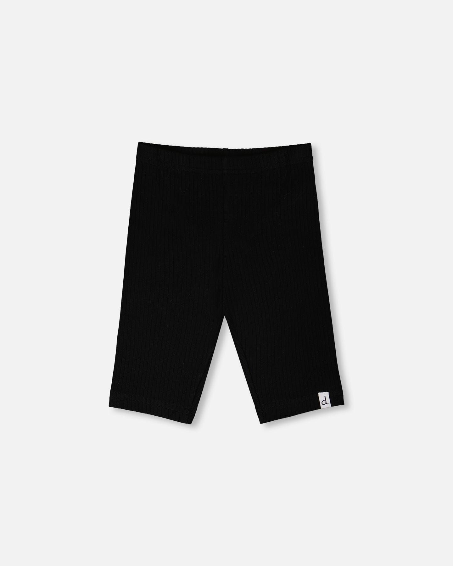 Rib Biker Leggings Black - Image 9