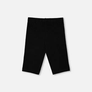 Alternative view of Rib Biker Leggings Black