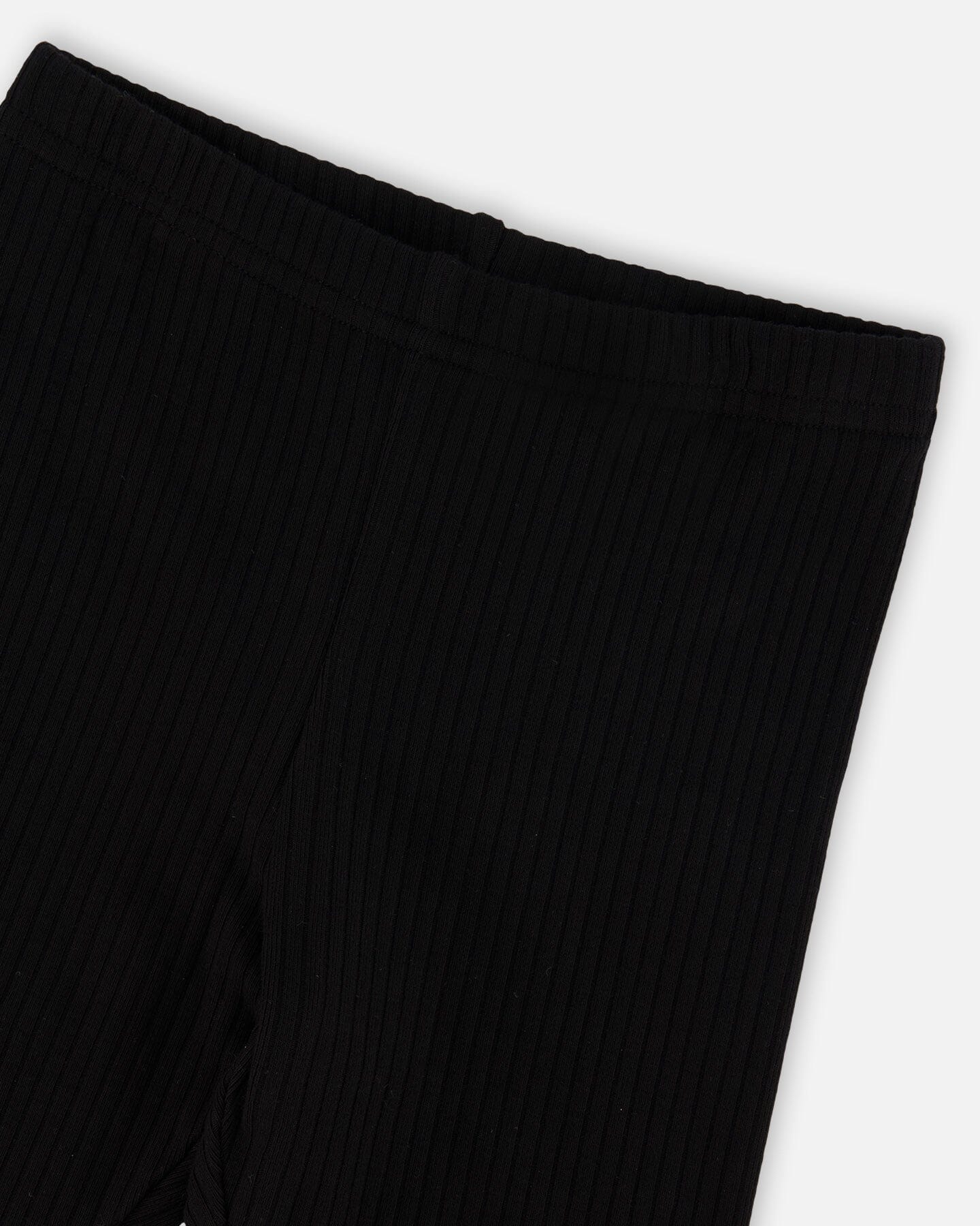 Rib Biker Leggings Black - Image 3