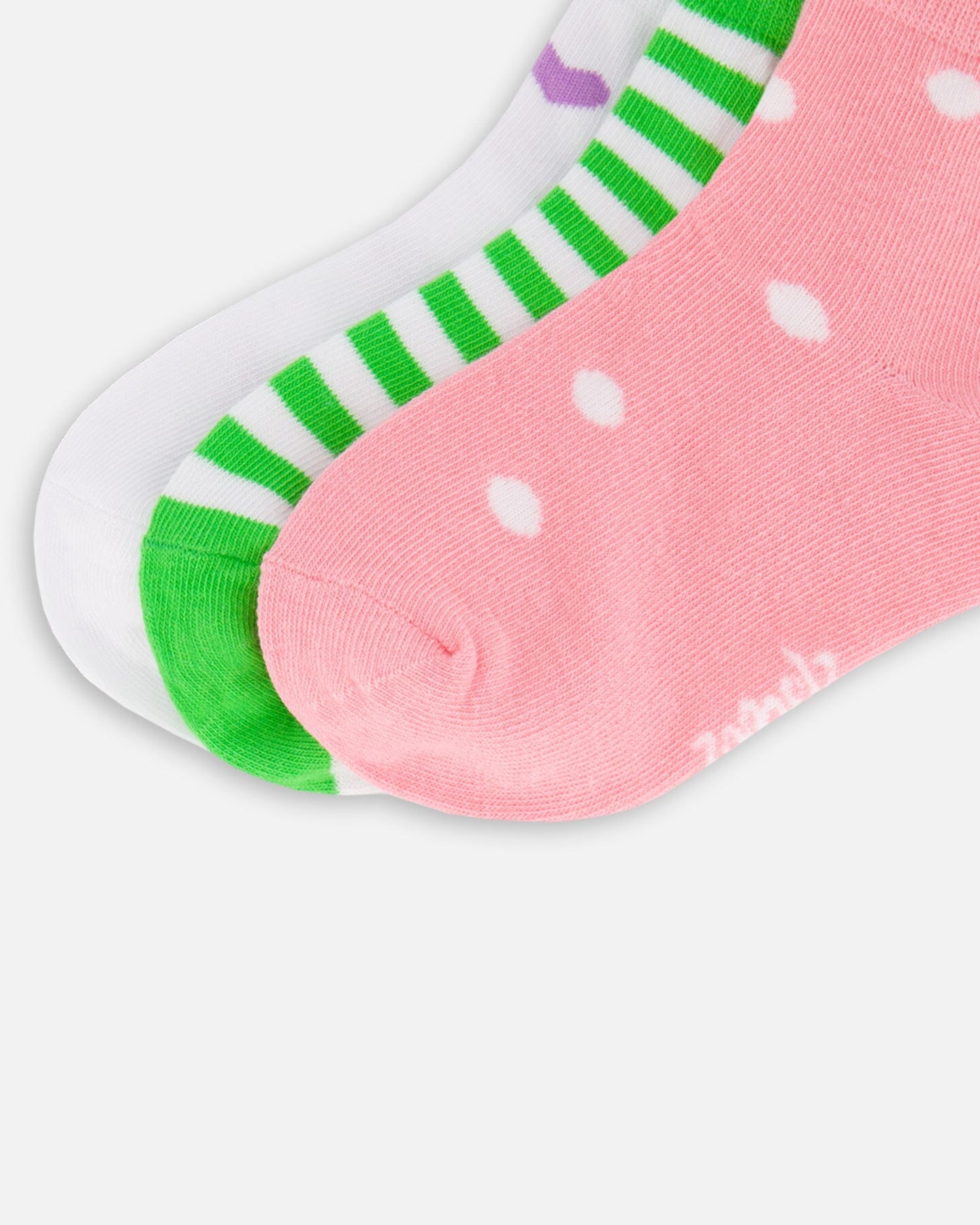 Socks (3 Pairs) Striped Green - Image 4