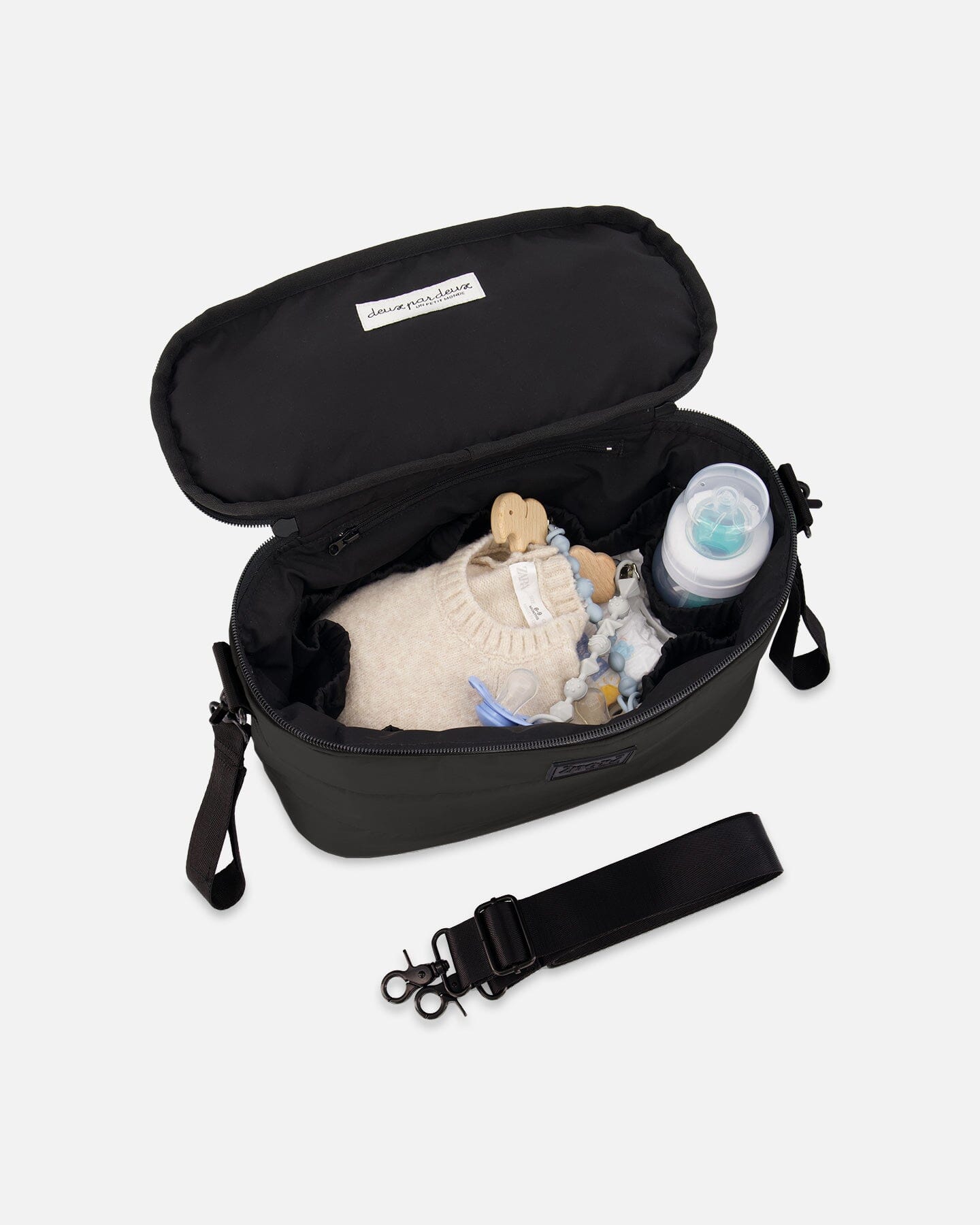 Mini Diaper Bag Black - Image 3