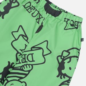 40Th Anniversary Printed Poplin Pant Green - Image 5