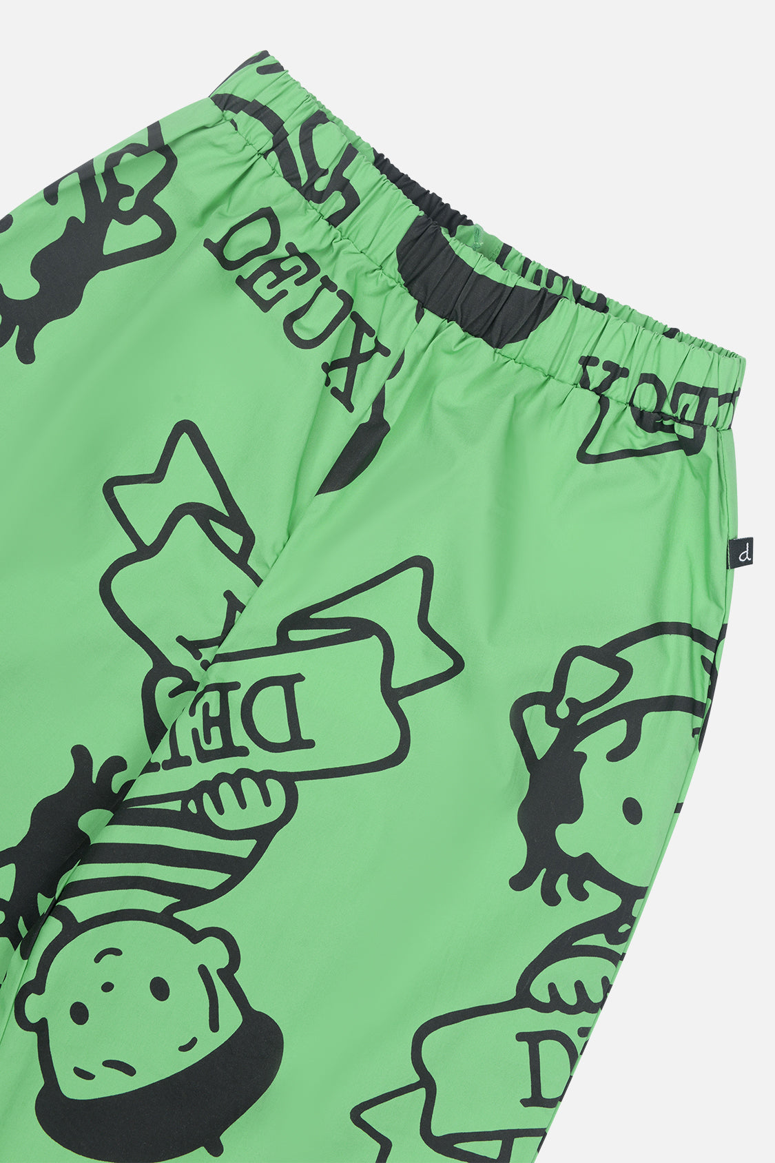 40Th Anniversary Printed Poplin Pant Green - Image 5