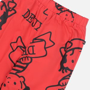 40Th Anniversary Printed Poplin Pant Poppy Red - Image 5