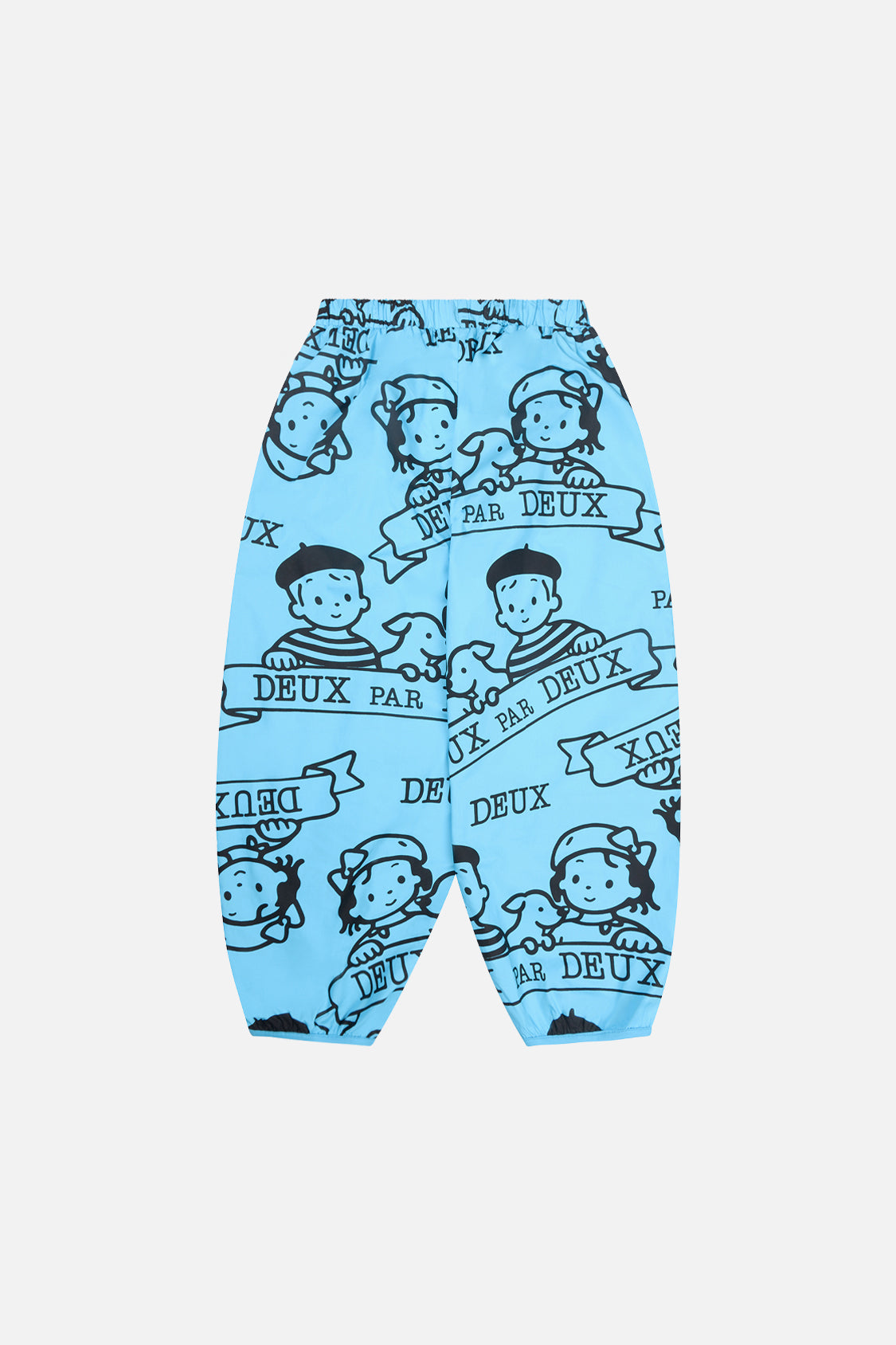 40th Anniversary Adult Printed Poplin Pant Sky Blue - Image 3