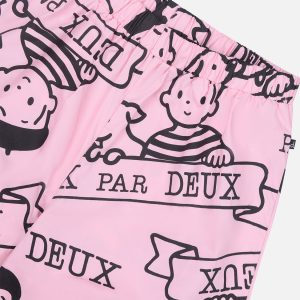 40th Anniversary Adult Printed Poplin Pant Soft Pink - Image 4