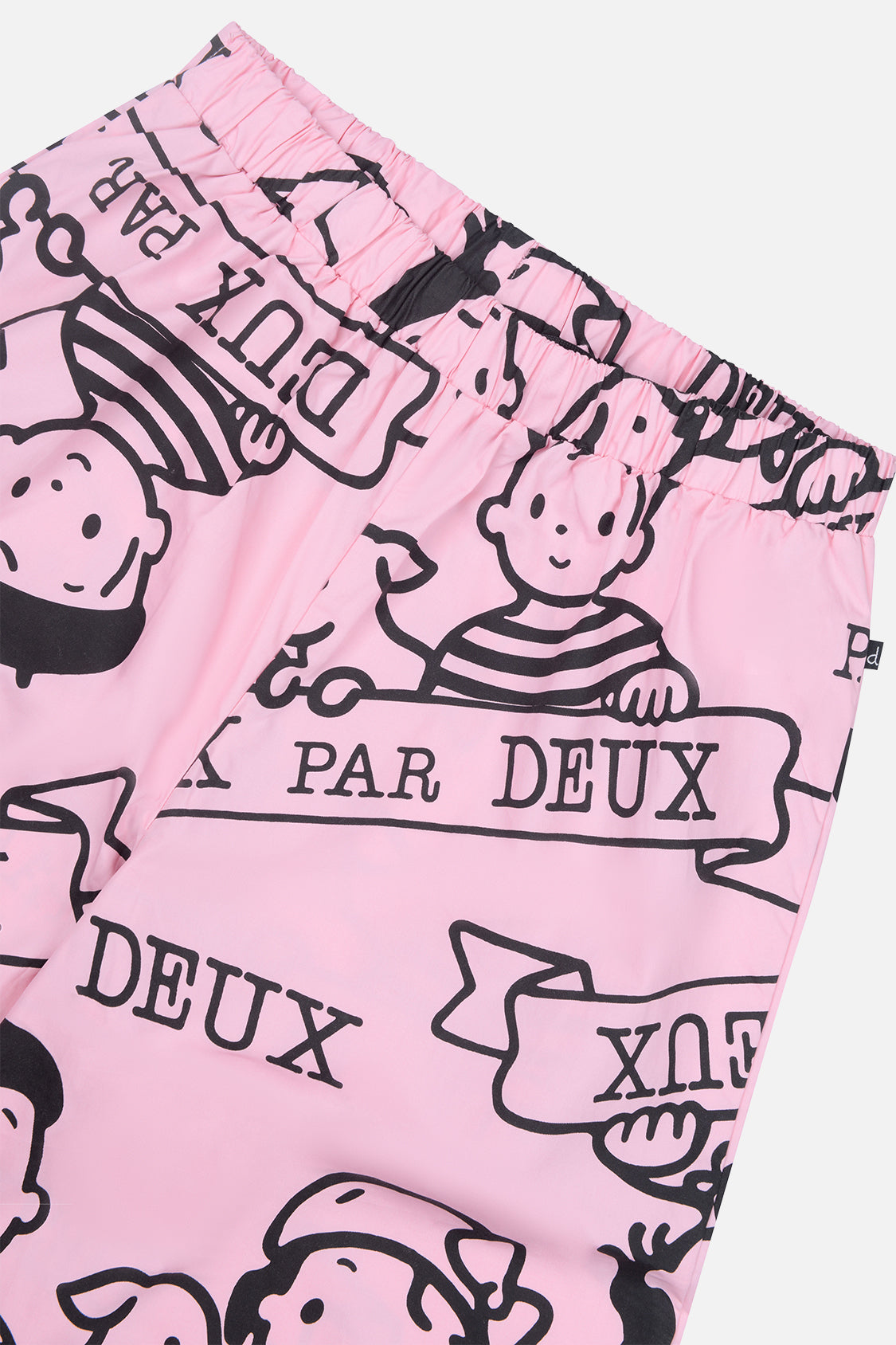 40th Anniversary Adult Printed Poplin Pant Soft Pink - Image 4