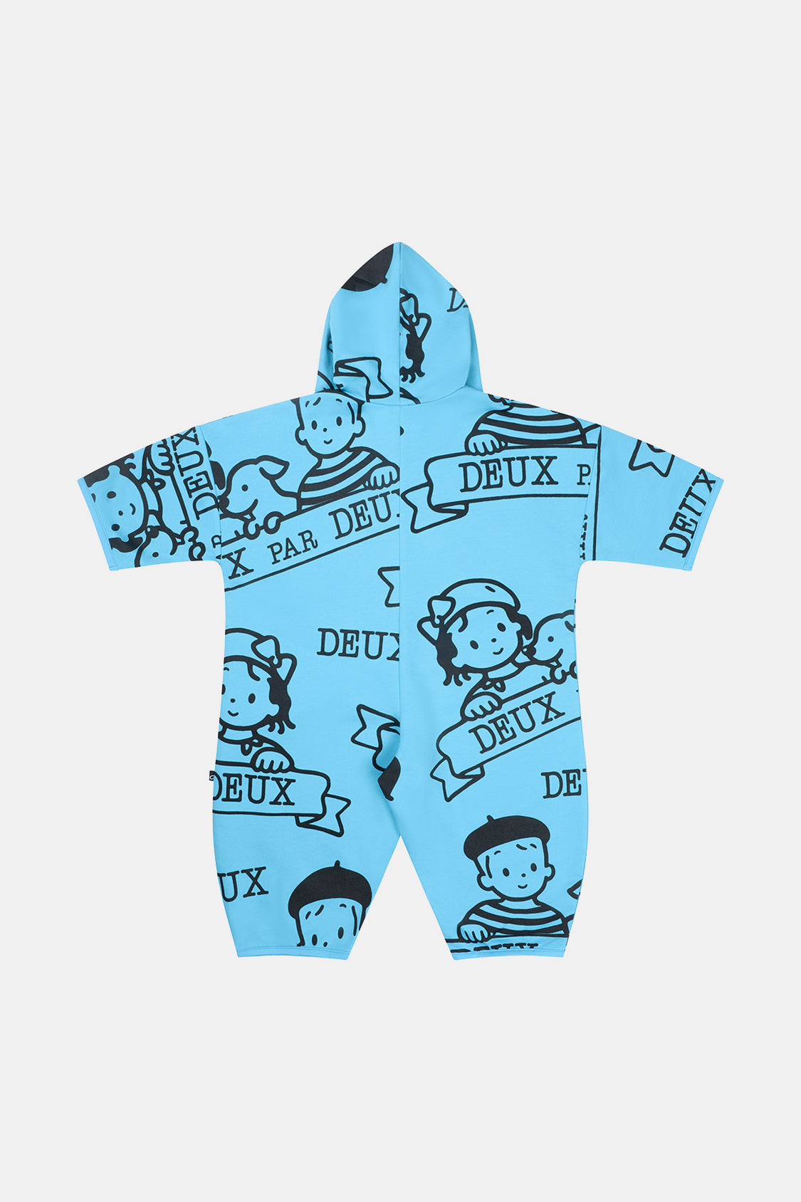 40Th Anniversary Printed Jersey One-Piece Sky Blue - Image 3