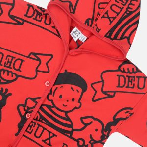 40Th Anniversary Printed Jersey One-Piece Poppy Red - Image 5