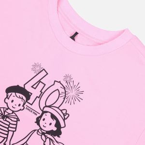 40Th Anniversary Graphic T-Shirt Soft Pink - Image 3