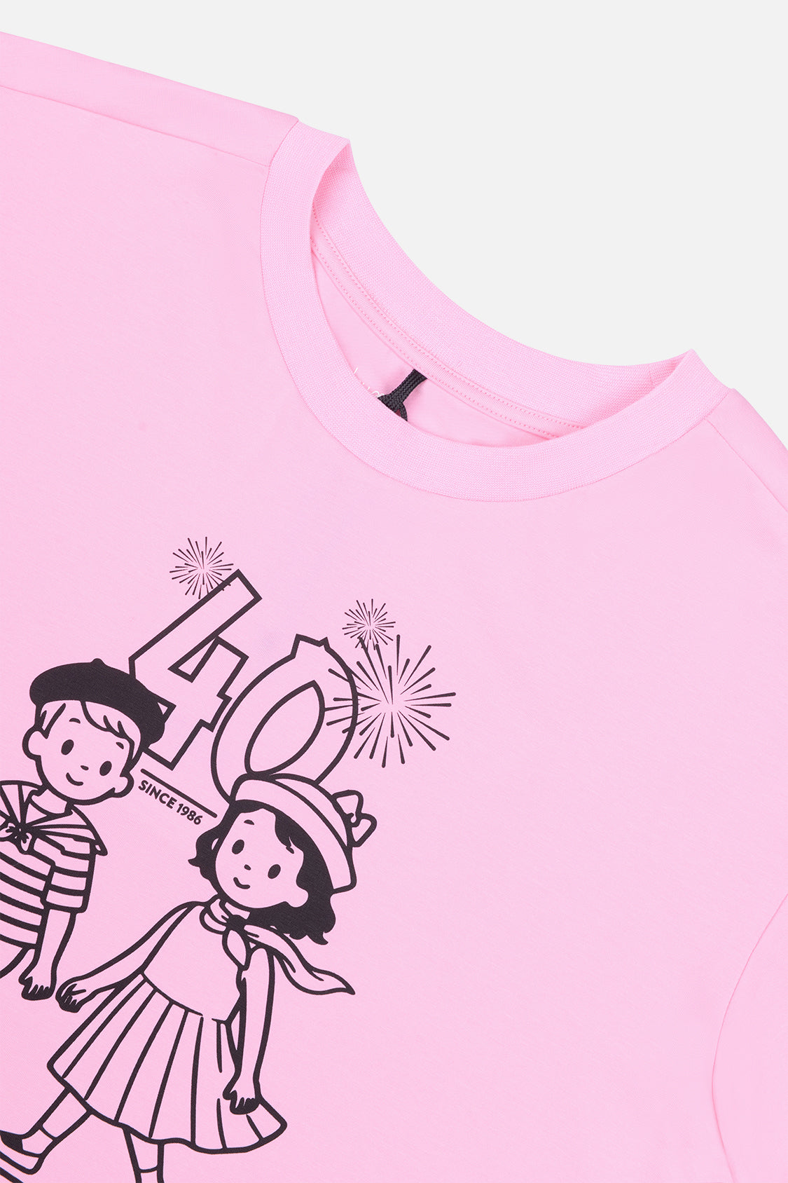 40Th Anniversary Graphic T-Shirt Soft Pink - Image 3