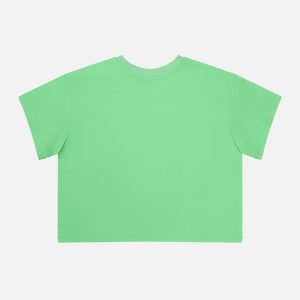 Adult 40th Anniversary Graphic Boxy T-Shirt Green - Image 3