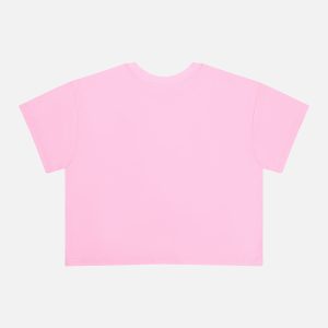 Adult 40Th Anniversary Graphic Boxy T-Shirt Soft Pink - Image 3