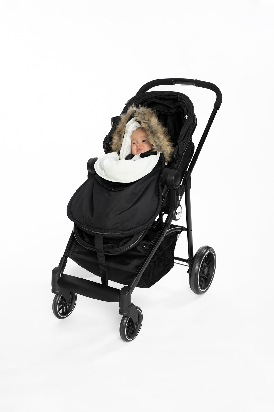 Bunting Bag For Car Seats & Strollers Black - Image 4
