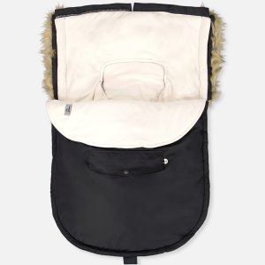 Bunting Bag For Car Seats & Strollers Black - Image 5