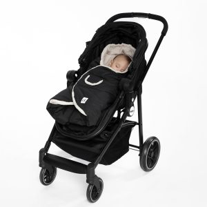 Nido Baby Wrap For Bassinet Car Seats And Strollers Black - Image 2