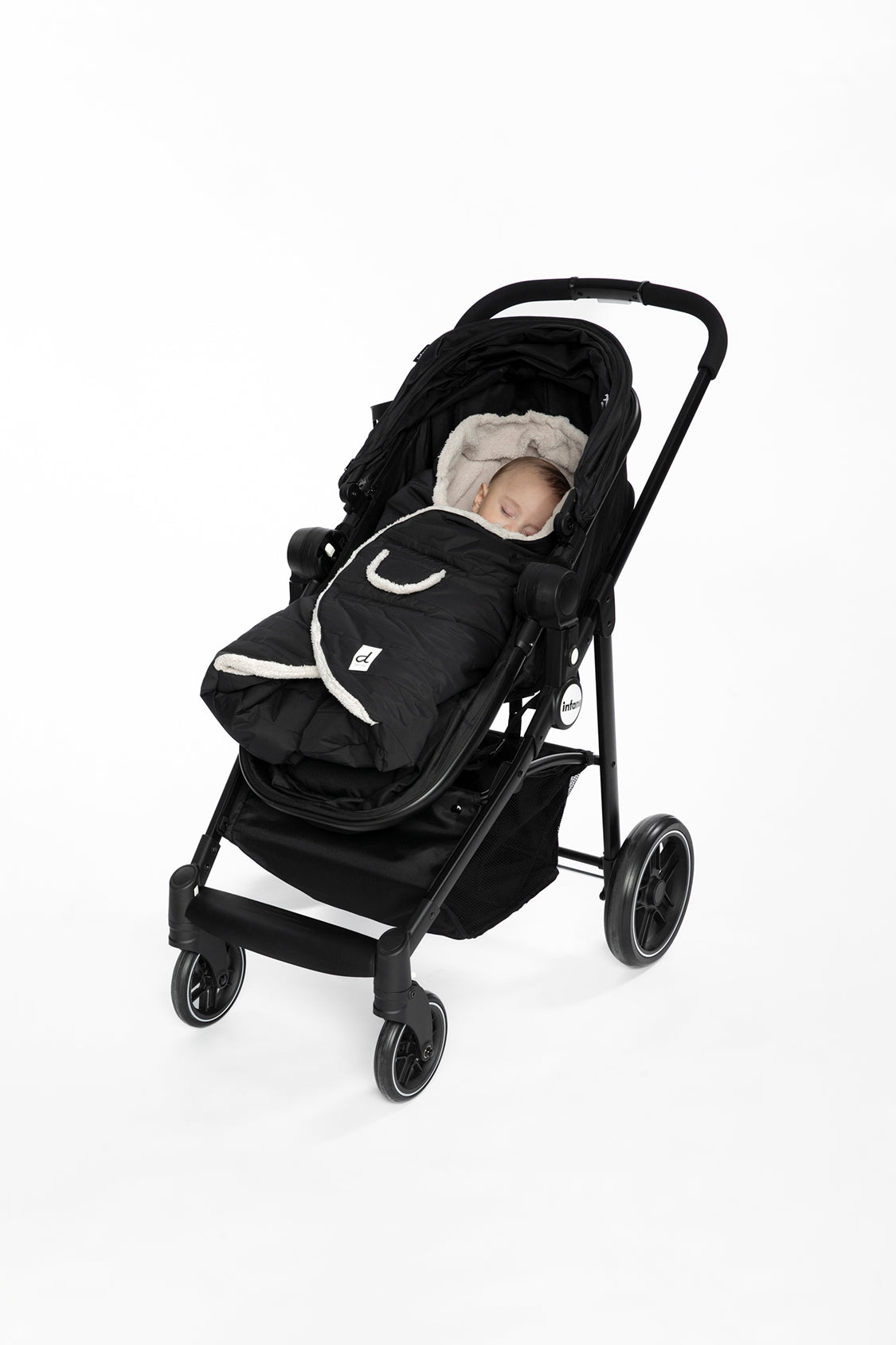 Nido Baby Wrap For Bassinet Car Seats And Strollers Black - Image 2