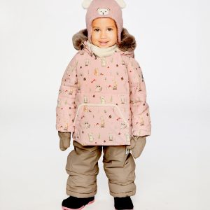 Alternative view of Baby Two Piece Snowsuit Pink Animal Print