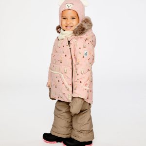 Baby Two Piece Snowsuit Pink Animal Print - Image 3
