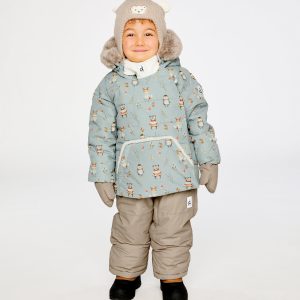 Alternative view of Baby Two Piece Snowsuit Blue Animal Print