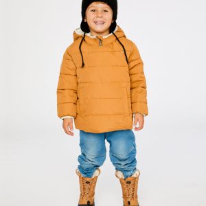 Alternative view of Winter Jacket Adapted For Car Seats Brown Sugar