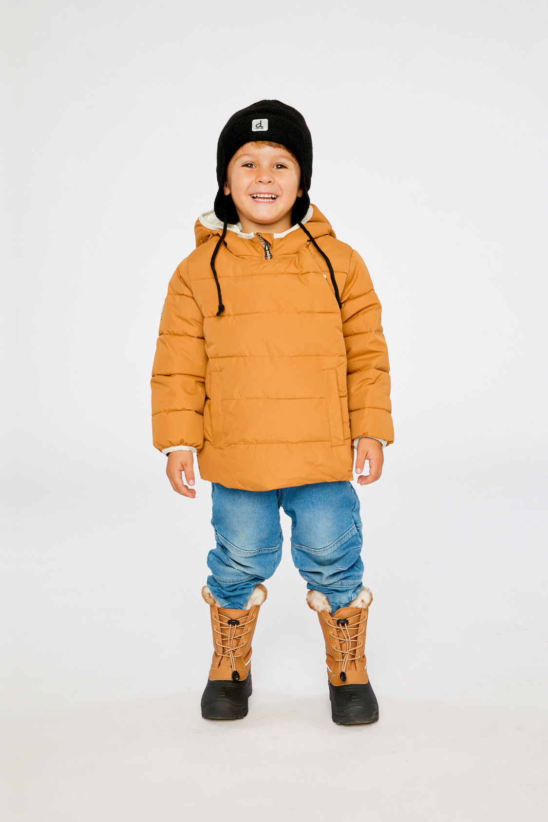 Winter Jacket Adapted For Car Seats Brown Sugar - Image 2