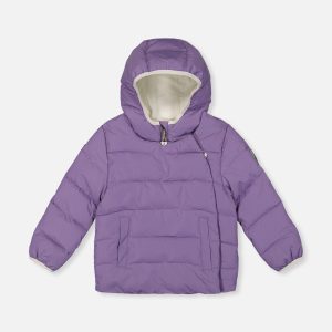 Winter Jacket Adapted For Car Seats Violet