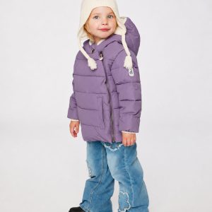 Winter Jacket Adapted For Car Seats Violet - Image 3
