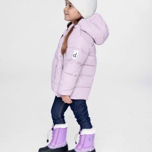 Winter Jacket Adapted For Car Seats Lavender - Image 3