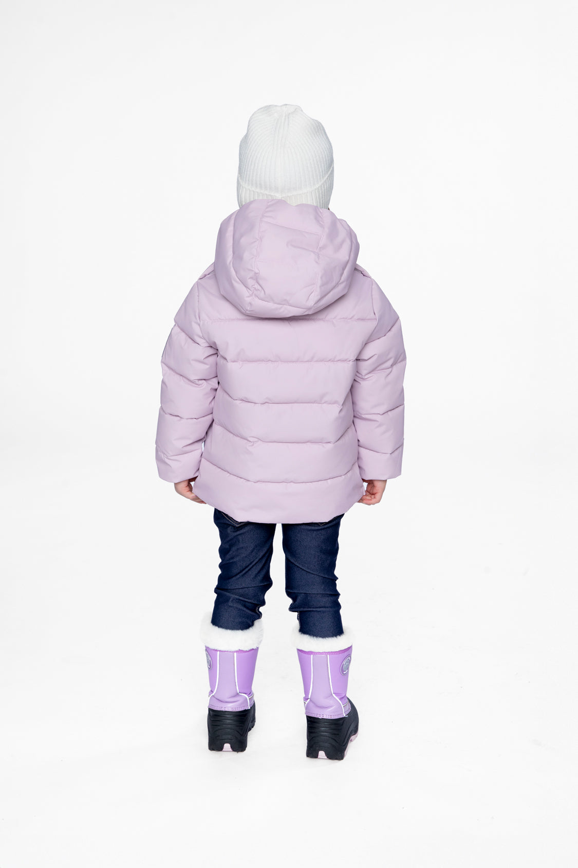 Winter Jacket Adapted For Car Seats Lavender - Image 4