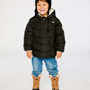 Alternative view of Winter Jacket Adapted For Car Seats Black