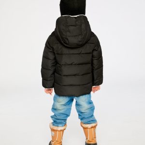 Winter Jacket Adapted For Car Seats Black - Image 4