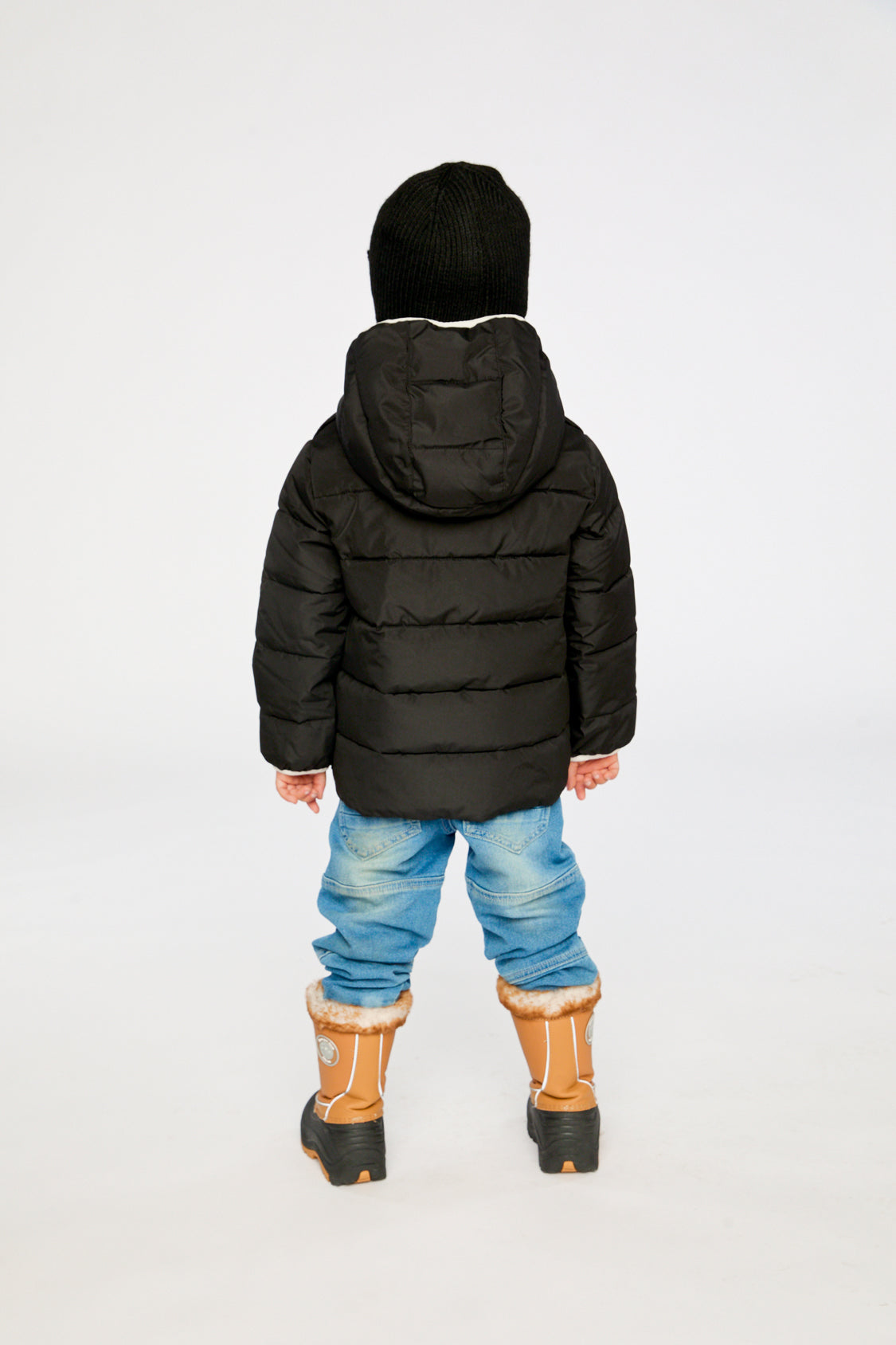 Winter Jacket Adapted For Car Seats Black - Image 4