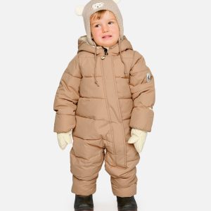 Alternative view of Baby Cloud One Piece Snowsuit Adapted For Car Seats Beige