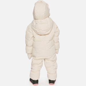 Baby Cloud One Piece Snowsuit Adapted For Car Seats Off White - Image 4