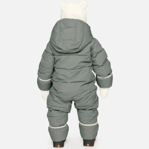 Baby Cloud One Piece Snowsuit Adapted For Car Seats Sage Green - Image 4