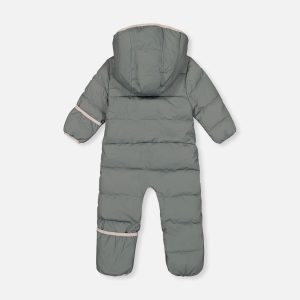 Baby Cloud One Piece Snowsuit Adapted For Car Seats Sage Green - Image 5