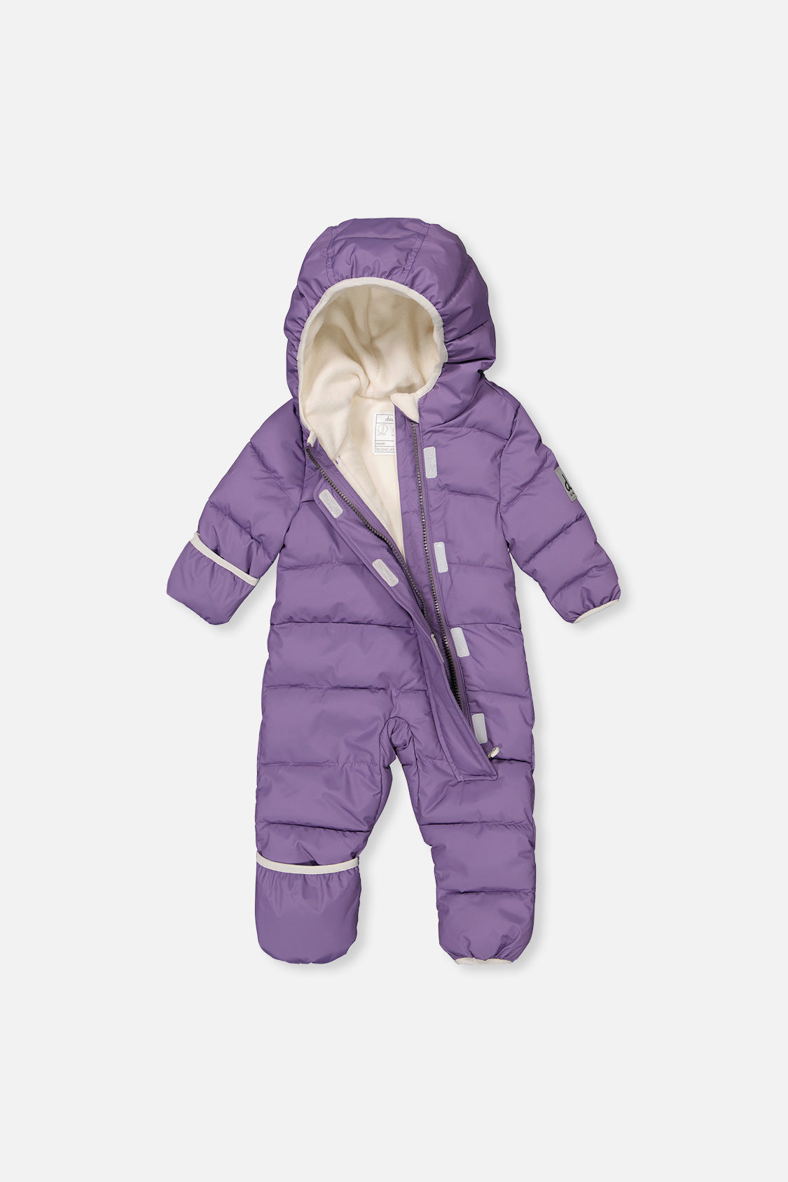 Baby Cloud One Piece Snowsuit Adapted For Car Seats Violet - Image 3