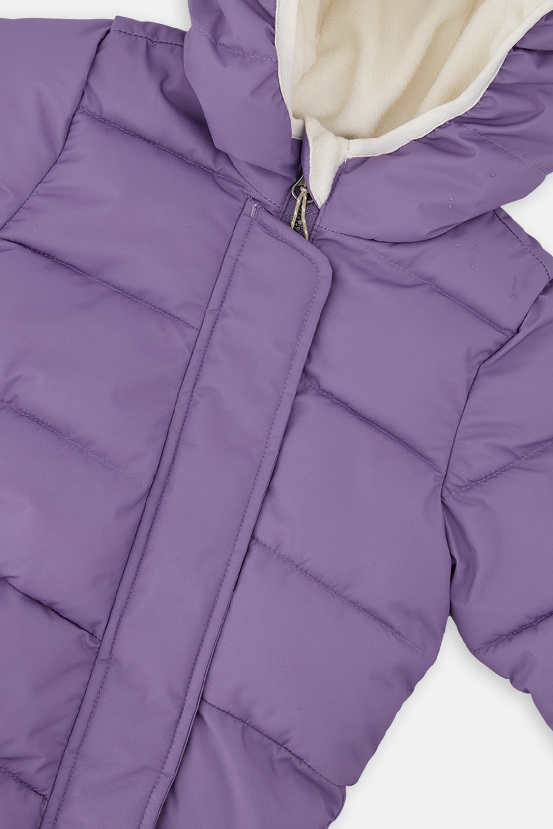 Baby Cloud One Piece Snowsuit Adapted For Car Seats Violet - Image 4