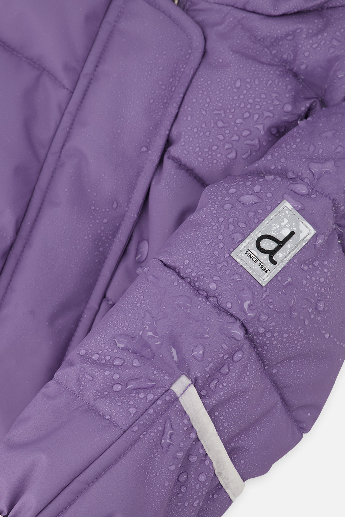 Baby Cloud One Piece Snowsuit Adapted For Car Seats Violet - Image 5