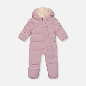 Baby Cloud One Piece Snowsuit Adapted For Car Seats Lavender